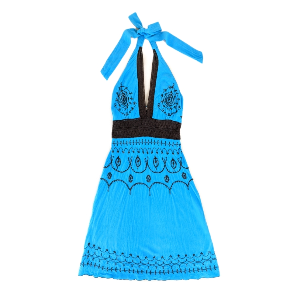 Early 2000s Fairycore Whimsigoth Feminine Mini Dress